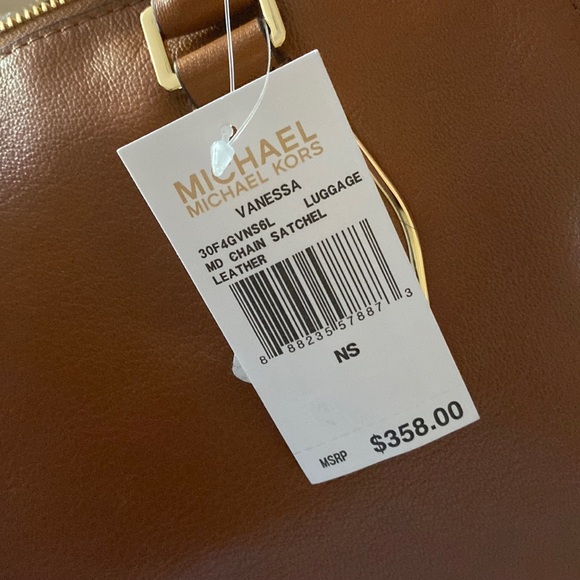 NWT MK Vanessa Chain Satchel Shoulder Bag - Picture 10 of 12